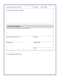 Emr Change User Access Request Form - Prince Edward Island, Canada, Page 2