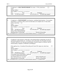 Form MR-21 Application for a Special Permit for Removal of Abandoned Coal Refuse Pile - West Virginia, Page 3
