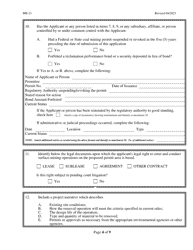 Form MR-21 Application for a Special Permit for Removal of Abandoned Coal Refuse Pile - West Virginia, Page 4