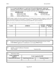 Form MR-21 Application for a Special Permit for Removal of Abandoned Coal Refuse Pile - West Virginia, Page 8