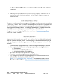 Form FAM1102 Motion to Transfer Postjudgment Action to Tribal Court - Minnesota, Page 3