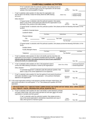Form 201-R Charitable Gaming Permit Application (Renewal Applicant Only) - Virginia, Page 6