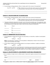 Form OCRP-100 Remittance Form - Virginia Exemption Application for a Charitable or Civic Organization - Virginia, Page 6