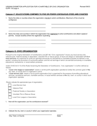 Form OCRP-100 Remittance Form - Virginia Exemption Application for a Charitable or Civic Organization - Virginia, Page 7