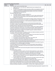 Automated Drug Dispensing System Inspection Form - Nevada, Page 3