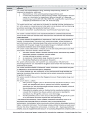 Automated Drug Dispensing System Inspection for Reproductive Healthcare Centers Inspection Form - Nevada, Page 3