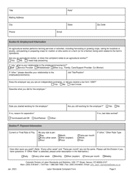 Labor Standards Complaint Form - Colorado, Page 5