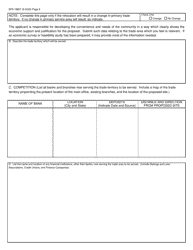 Form SFN18857 Application to Move Main Office or Facility (&quot;branch&quot;) - North Dakota, Page 8