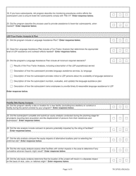 Form TR OP352 Title VI Program Review Checklist - Illinois, Page 3