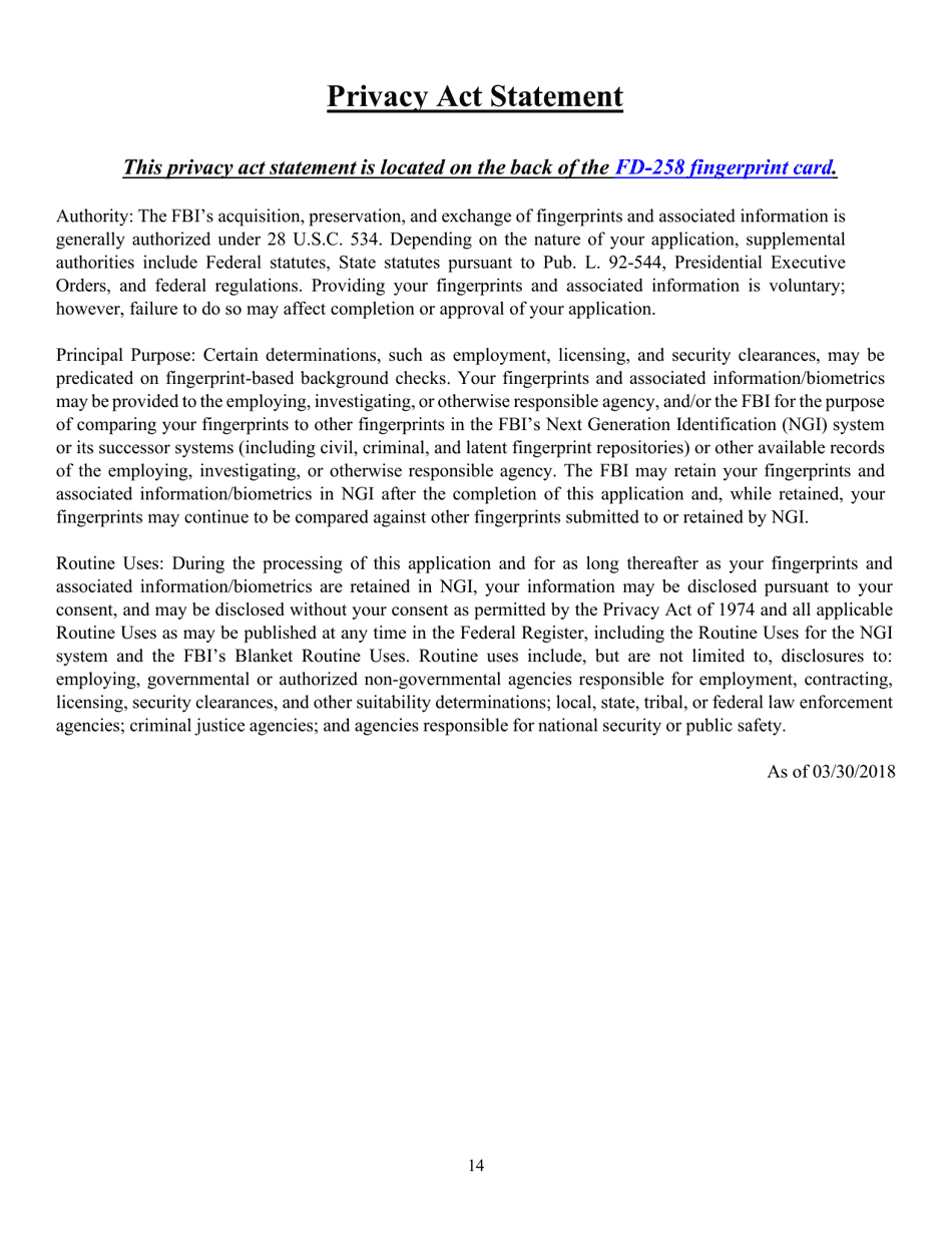 Form 2 (State Form 46781) Personal Disclosure Form - Indiana, Page 14