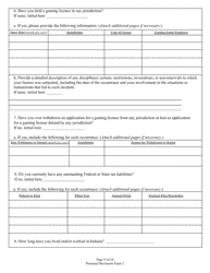 Form 2 (State Form 46781) Personal Disclosure Form - Indiana, Page 8