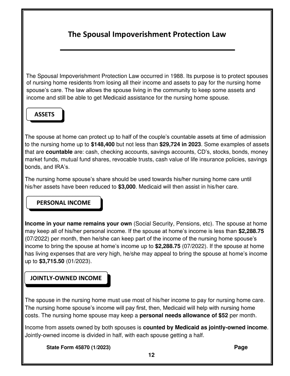 State Form 45870 Self-assessment Guide for Long Term Care Insurance - Indiana, Page 14