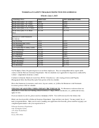 Workplace Safety Program Questionnaire - Delaware, Page 3