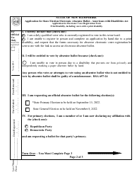 Accessible Electronic Absentee Ballot - New Hampshire, Page 2