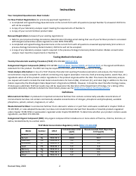 Waste-Derived or Micronutrient Fertilizer Product Questionnaire - Washington, Page 2