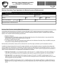 Form 6260 Medicare Secondary Payer Application for Medical Insurance Reimbursement - Kentucky