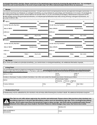 Form 2035 Beneficiary Designation - Kentucky, Page 2