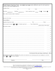 Employment/Civil Service Exam Application - Niagara County, New York, Page 4