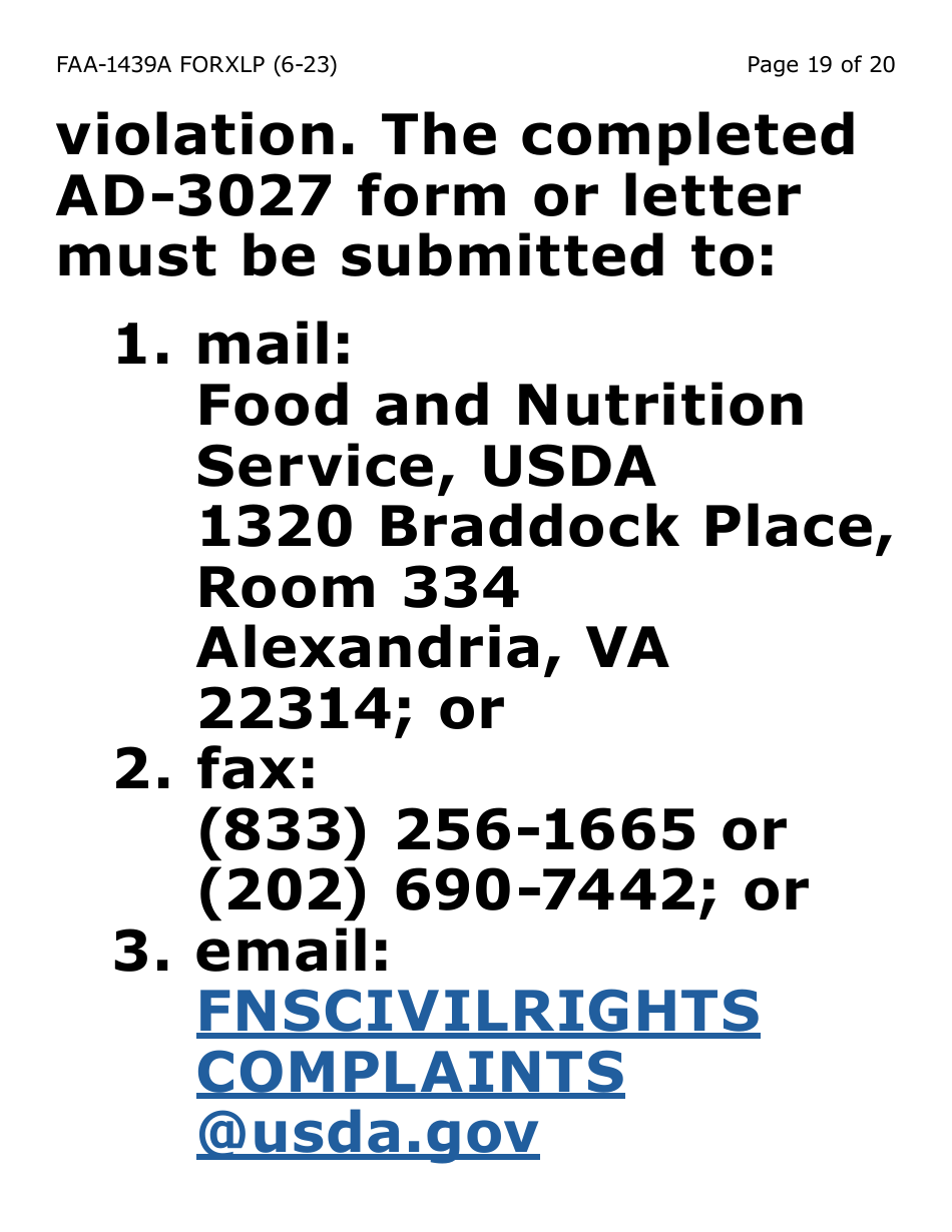 Form FAA-1439A-XLP Self-employment Income Statement - Extra Large Print - Arizona, Page 19