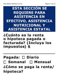Formulario FAA-0065A-SXLP Verificacion De Situacion De Residencia/Direccion Residencial (Letra Extra Grande) - Arizona (Spanish), Page 7