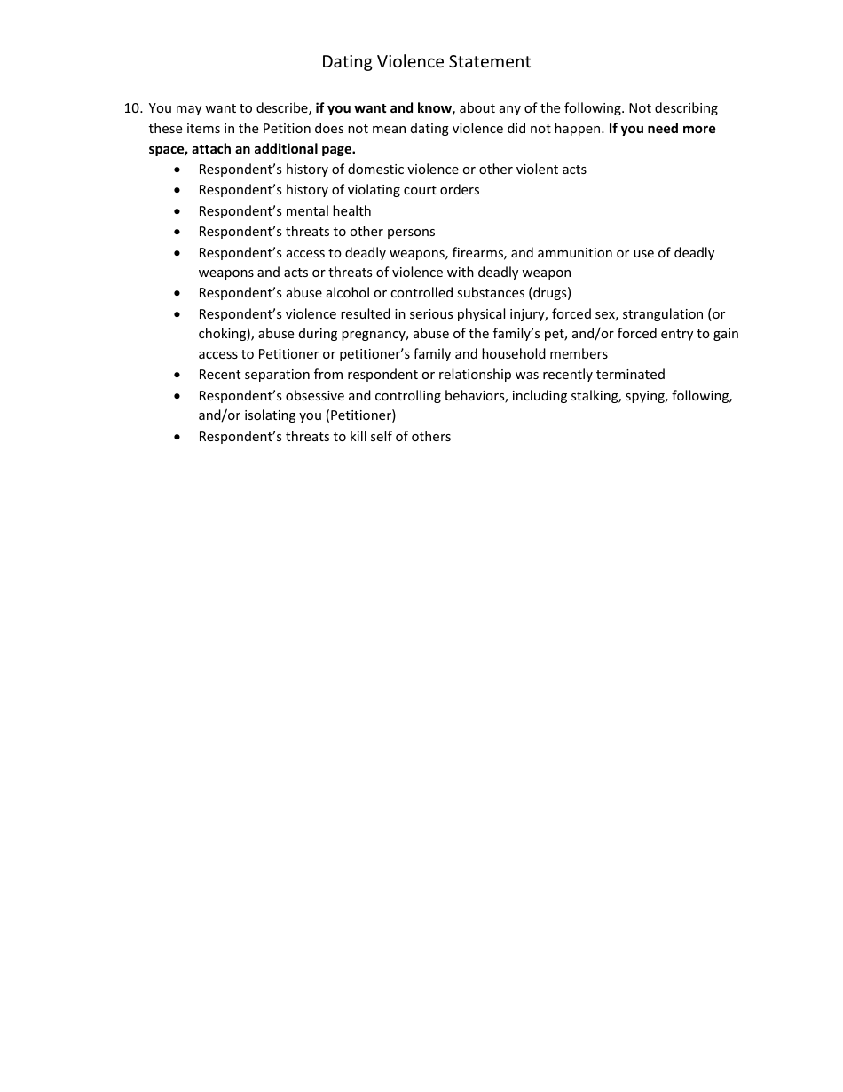 Dating Violence Statement - Cuyahoga County, Ohio, Page 3