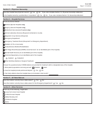 Form 3229 License Application to Operate a Multiple Location General or Special Hospital - Texas, Page 2