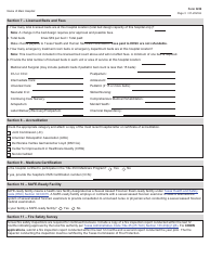 Form 3229 License Application to Operate a Multiple Location General or Special Hospital - Texas, Page 3
