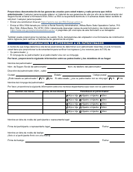 Formulario FAA-1546A-S Informacion De Determinar a Un Patrocinador - Arizona (Spanish), Page 3