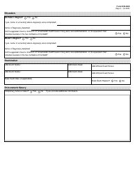 Form 5535-NFA Reciprocity Licensure Questionnaire - Texas, Page 2