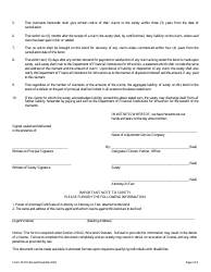 Form LFS210 Adjustment Service Company Bond - Wisconsin, Page 2