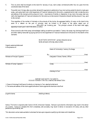 Form LFS520 Community Currency Exchange Bond - Wisconsin, Page 2