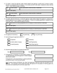 Form LFS200 Adjustment Service Company License Application - Wisconsin, Page 8