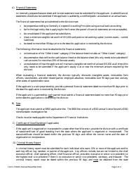Form LFS600 Insurance Premium Finance Company License Application - Wisconsin, Page 2