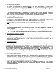 Form LFS400 Collection Agency License Application - Wisconsin, Page 3