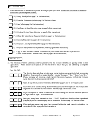 Form LFS800 Payday Lender License Application - Wisconsin, Page 20