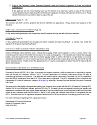 Form LFS800 Payday Lender License Application - Wisconsin, Page 4
