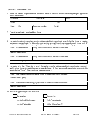 Form LFS800 Payday Lender License Application - Wisconsin, Page 8