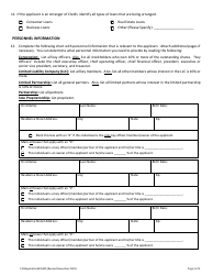 Form BCA300 Credit Services Organization Registration Application - Wisconsin, Page 3