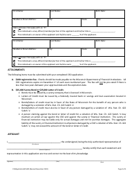 Form BCA300 Credit Services Organization Registration Application - Wisconsin, Page 4