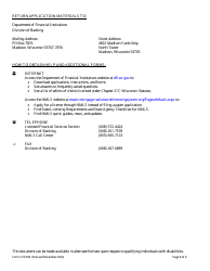 Form LFS700 Seller of Checks License Application - Wisconsin, Page 6