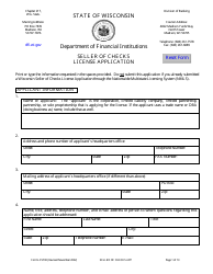 Form LFS700 Seller of Checks License Application - Wisconsin, Page 7