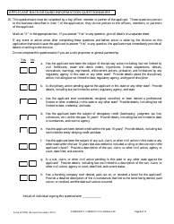 Form LFS500 Community Currency Exchange License Application - Wisconsin, Page 12