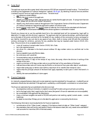 Form LFS500 Community Currency Exchange License Application - Wisconsin, Page 2