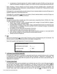 Form LFS500 Community Currency Exchange License Application - Wisconsin, Page 3