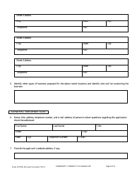 Form LFS500 Community Currency Exchange License Application - Wisconsin, Page 6