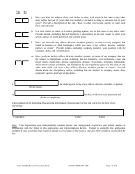 Form LFS300 Loan Company License Application - Wisconsin, Page 18