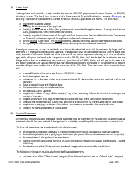 Form LFS300 Loan Company License Application - Wisconsin, Page 2