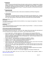 Form LFS300 Loan Company License Application - Wisconsin, Page 4