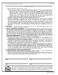 TREC Form 40-10 Third Party Financing Addendum - Texas, Page 2