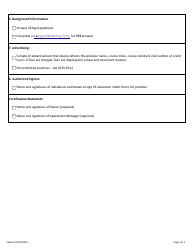 Ce Provider Application Checklist - Initial - Texas, Page 2